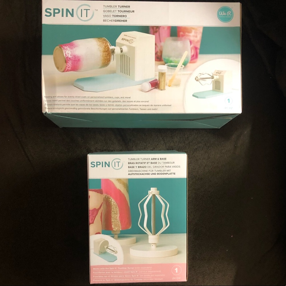 Spin It Tumbler Turner and Tumbler Arm/Base